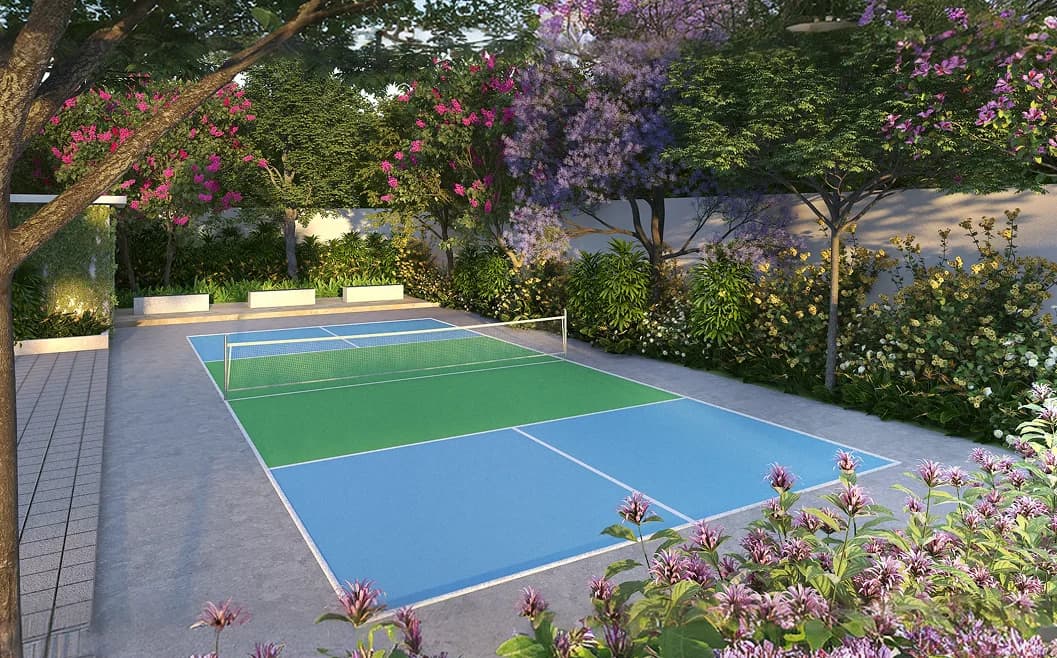 Pickleball court